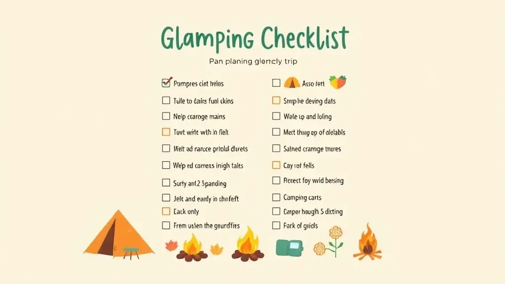 The Ultimate Glamping Checklist: Planning Your Dream Trip